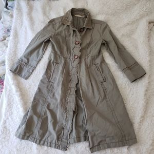 dkny jeans • military inspired trench jacket